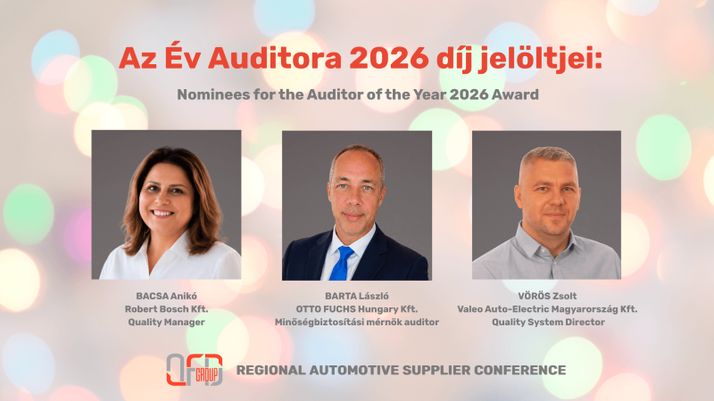 Év Auditora Díj 2026